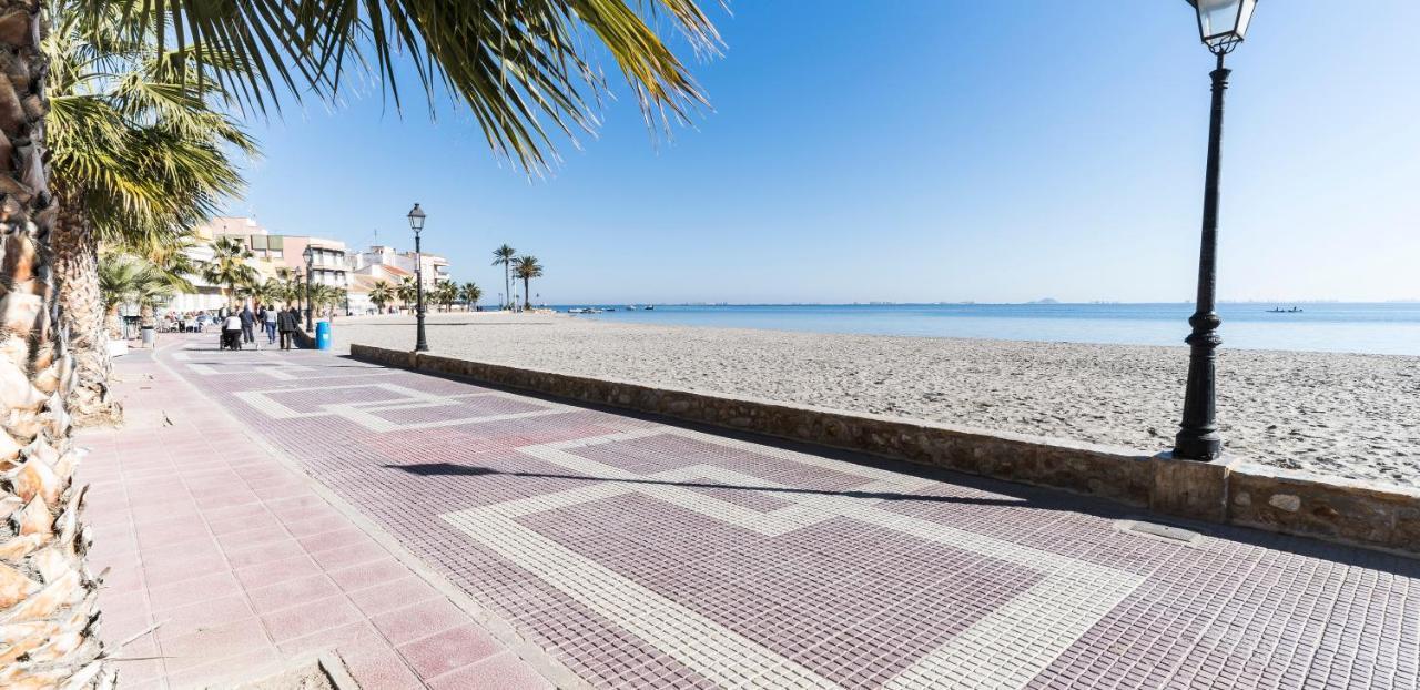 Apartamento Las Palmeras - Con Terraza, Barbacoa, Aire Acondicionado Y A 250M De La Playa! Лос-Алькасарес Екстер'єр фото